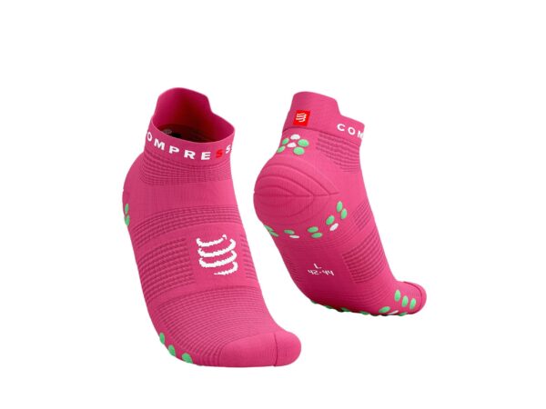 Pro Racing Socks V4.0 RUN LOW hot pink/summer green Ana Dias