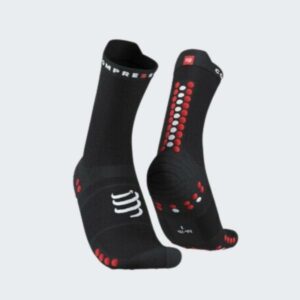Pro Racing Socks V4.0 RUN HIGH Black/red