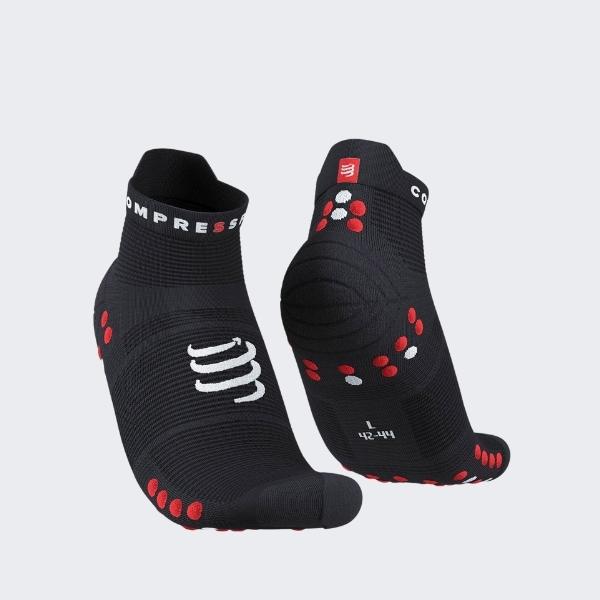 Pro Racing Socks V4.0 RUN LOW Black/red