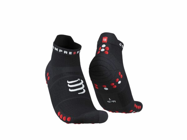 Pro Racing Socks V4.0 RUN LOW Black/red Ana Dias