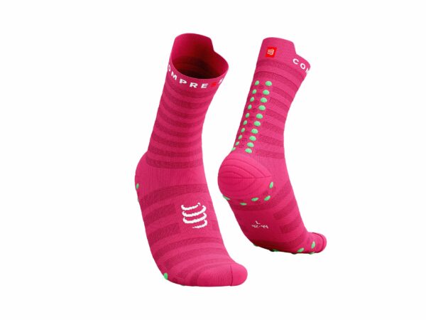 Pro Racing Socks V.4.0 ULTRALIGHT RUN HIGH Hot/pink Ana Dias