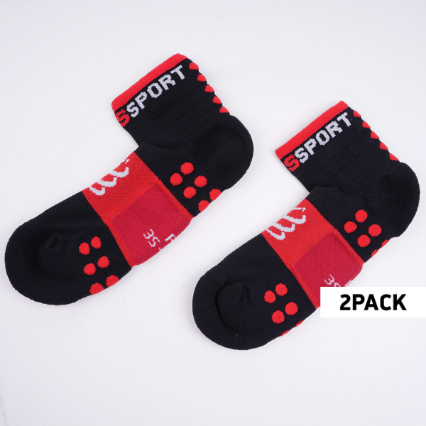Socks Run Training - Pack 2 - black Ana Dias