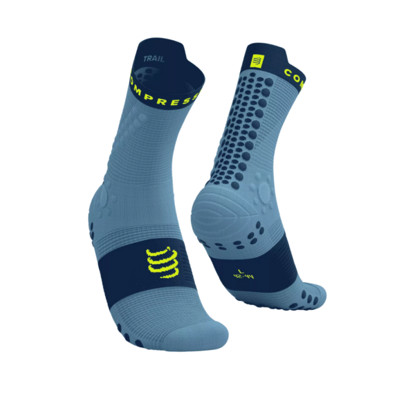 Pro Racing Socks v4.0 Trail - Denim/Poseidon Ana dias