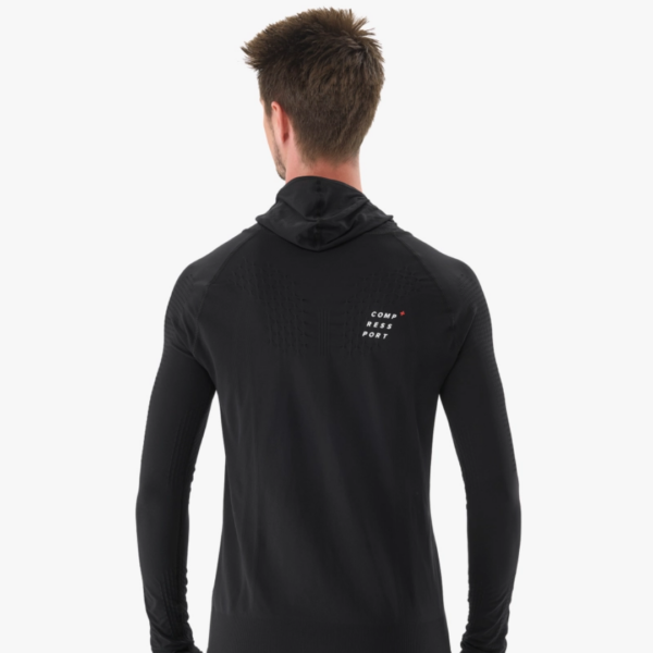 3D Thermo Ultralight Racing Hoodie Black Ana dias