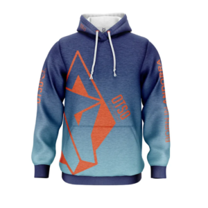 Hoodie  - Navy Blue / Blue Orange