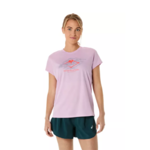 Tshirt Fujitrail Logo SS Top W - rosa