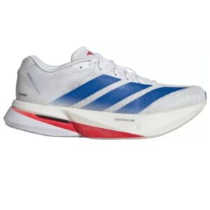 Adizero Boston 13 W - Branco / Azul / Vermelho