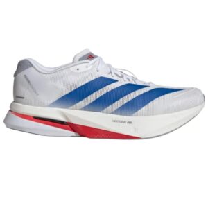 Adizero Boston 13 M - Branco / Azul / Vermelho