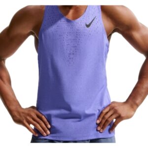 camisola de alças aeroswift M - azul-safira/preto