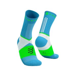 Ultra Trail HIGH SOCKS - Norse Blue/Neon Green